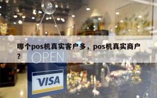 哪个pos机真实客户多，pos机真实商户？