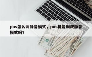 pos怎么调静音模式，pos机能调成静音模式吗？