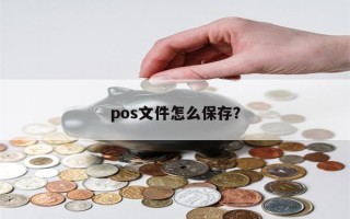 pos文件怎么保存？