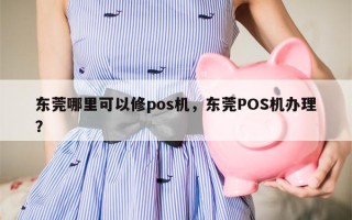 东莞哪里可以修pos机，东莞POS机办理？