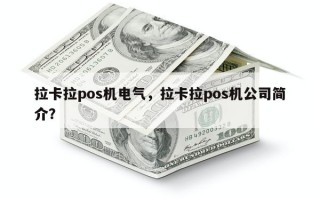 拉卡拉pos机电气，拉卡拉pos机公司简介？