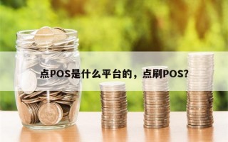 点POS是什么平台的，点刷POS？