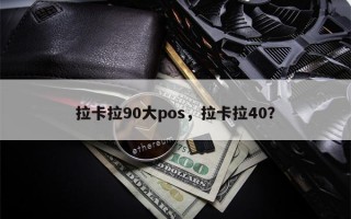 拉卡拉90大pos，拉卡拉40？