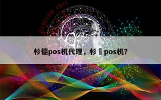 杉德pos机代理，杉徳pos机？