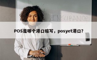 POS是哪个港口缩写，posyet港口？