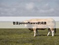 包含possoftware的词条