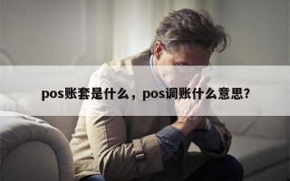 pos账套是什么，pos调账什么意思？