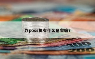 办poss机有什么危害嘛？