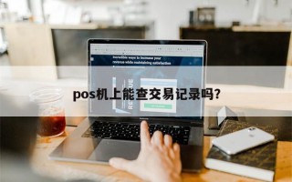 pos机上能查交易记录吗？