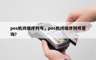 pos机终端序列号，pos机终端序列号查询？