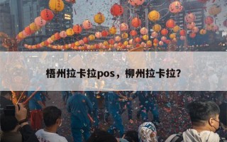 梧州拉卡拉pos，柳州拉卡拉？