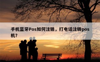 手机蓝牙Pos如何注销，打电话注销pos机？