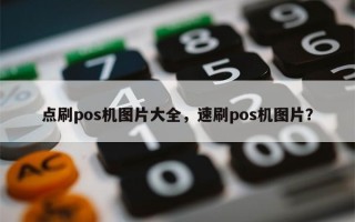 点刷pos机图片大全，速刷pos机图片？