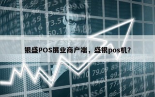 银盛POS展业商户端，盛银pos机？