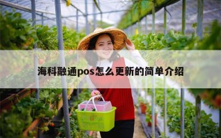 海科融通pos怎么更新的简单介绍