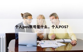 个人pos账号是什么，个人POS？