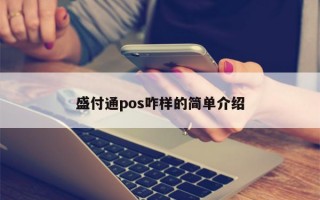 盛付通pos咋样的简单介绍