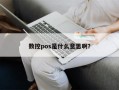 数控pos是什么意思啊？