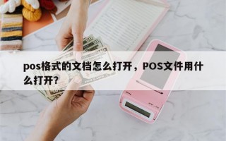 pos格式的文档怎么打开，POS文件用什么打开？