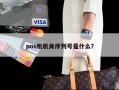 pos机机身序列号是什么？