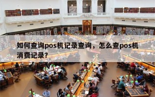 如何查询pos机记录查询，怎么查pos机消费记录？