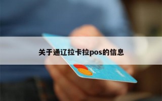 关于通辽拉卡拉pos的信息