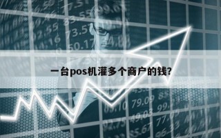 一台pos机灌多个商户的钱？