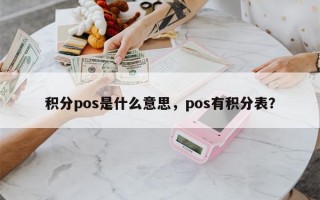 积分pos是什么意思，pos有积分表？