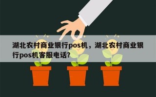 湖北农村商业银行pos机，湖北农村商业银行pos机客服电话？