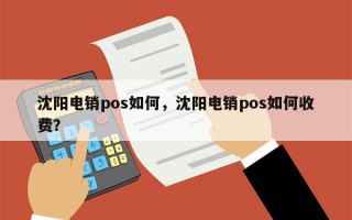 沈阳电销pos如何，沈阳电销pos如何收费？