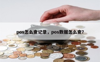 pos怎么查记录，pos数据怎么查？