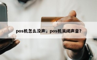 pos机怎么没声，pos机关闭声音？