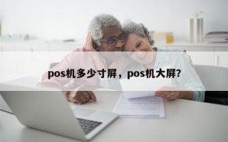 pos机多少寸屏，pos机大屏？