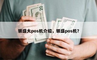 银盛大pos机介绍，银盛pos机？