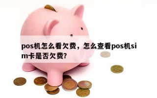 pos机怎么看欠费，怎么查看pos机sim卡是否欠费？